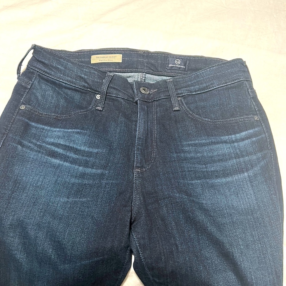 AG High rise skinny jeans